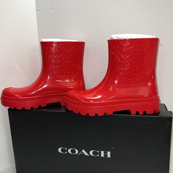 Coach Rain Boots 🍒 - Picture 1 of 12